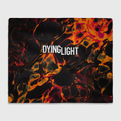 Плед флисовый Dying Light red lava, цвет: 3D-велсофт