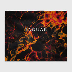 Плед флисовый Jaguar red lava, цвет: 3D-велсофт