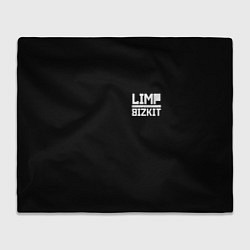 Плед флисовый Lim Bizkit logo, цвет: 3D-велсофт