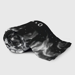 Плед флисовый Diablo fire black, цвет: 3D-велсофт — фото 2