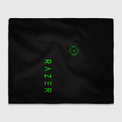 Плед флисовый Razer brend game, цвет: 3D-велсофт