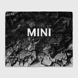 Плед флисовый Mini black graphite, цвет: 3D-велсофт
