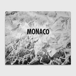 Плед флисовый Monaco white graphite, цвет: 3D-велсофт