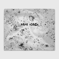 Плед флисовый Papa Roach dirty ice, цвет: 3D-велсофт