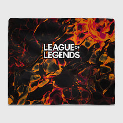 Плед League of Legends red lava