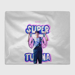 Плед флисовый BTS Super Tuna, цвет: 3D-велсофт
