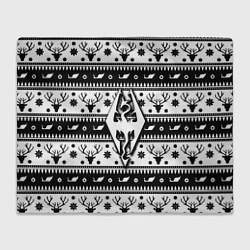 Плед флисовый The Elder Scrolls winter deer pattern, цвет: 3D-велсофт