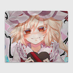 Плед флисовый Touhou Project Фландр Скарлет с подарком в форме с, цвет: 3D-велсофт
