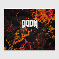Плед Doom red lava