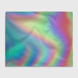 Плед флисовый Бензиновый градиент, цвет: 3D-велсофт