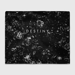 Плед флисовый Destiny black ice, цвет: 3D-велсофт