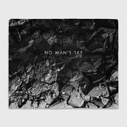 Плед No Mans Sky black graphite