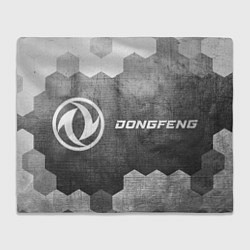 Плед флисовый Dongfeng - grey gradient по-горизонтали, цвет: 3D-велсофт