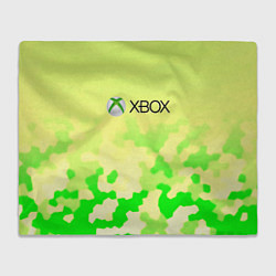 Плед флисовый Xbox camo, цвет: 3D-велсофт