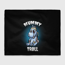 Плед флисовый Mummy troll, цвет: 3D-велсофт