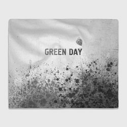 Плед Green Day - white gradient посередине