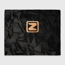 Плед флисовый Zotye golden poly, цвет: 3D-велсофт