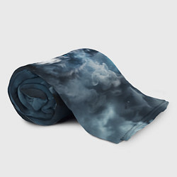 Плед флисовый Волк ночью под луной, цвет: 3D-велсофт — фото 2