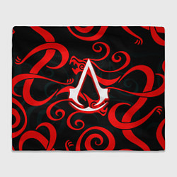 Плед флисовый Assassins Creed Shadows, цвет: 3D-велсофт