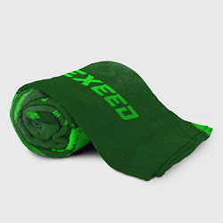 Плед флисовый Exeed - green gradient по-горизонтали, цвет: 3D-велсофт — фото 2