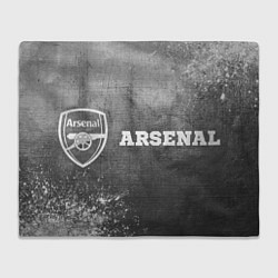 Плед флисовый Arsenal - grey gradient по-горизонтали, цвет: 3D-велсофт