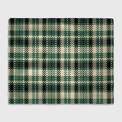 Плед флисовый Полосатый пиксель, цвет: 3D-велсофт