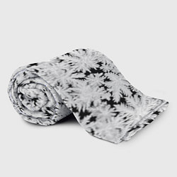 Плед флисовый Мороз на стекле, цвет: 3D-велсофт — фото 2