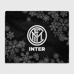 Плед флисовый Снежный Inter, цвет: 3D-велсофт