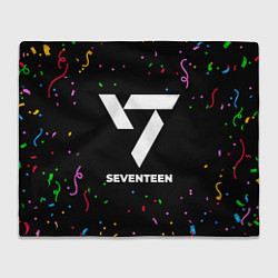 Плед флисовый Seventeen конфети, цвет: 3D-велсофт