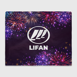 Плед флисовый Праздничный Lifan, цвет: 3D-велсофт