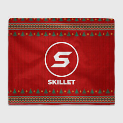 Плед флисовый Skillet new year, цвет: 3D-велсофт