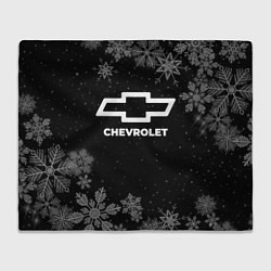 Плед флисовый Снежный Chevrolet, цвет: 3D-велсофт