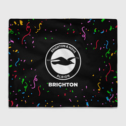 Плед флисовый Brighton конфети, цвет: 3D-велсофт