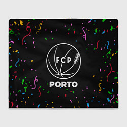 Плед флисовый Porto конфети, цвет: 3D-велсофт