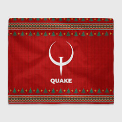 Плед флисовый Quake new year, цвет: 3D-велсофт