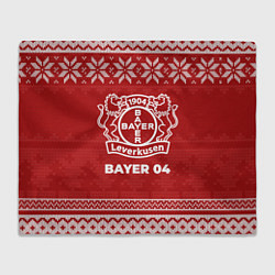 Плед флисовый Новогодний Bayer 04, цвет: 3D-велсофт