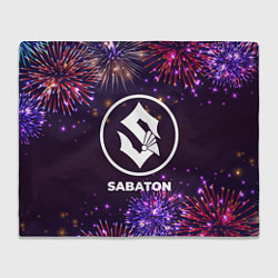 Плед флисовый Праздничный Sabaton, цвет: 3D-велсофт