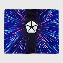 Плед флисовый Jeep neon energy, цвет: 3D-велсофт