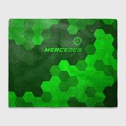 Плед Mercedes - green gradient посередине