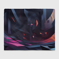 Плед флисовый Абстрактный вихрь, цвет: 3D-велсофт