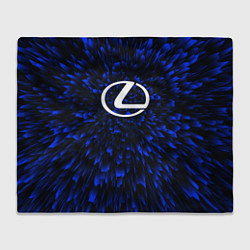 Плед флисовый Lexus blue energy, цвет: 3D-велсофт