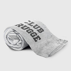 Плед флисовый Club Brugge - white gradient по-горизонтали, цвет: 3D-велсофт — фото 2