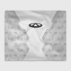 Плед флисовый Chery white poly, цвет: 3D-велсофт