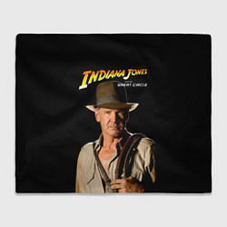 Плед флисовый Indiana Jones and the Great Circle, цвет: 3D-велсофт