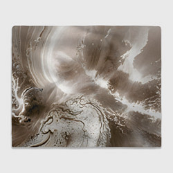 Плед флисовый Песок и вода, цвет: 3D-велсофт