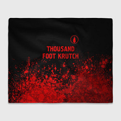 Плед Thousand Foot Krutch - red gradient посередине