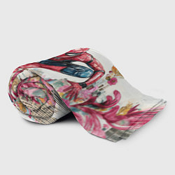 Плед флисовый Человек паук паркур, цвет: 3D-велсофт — фото 2