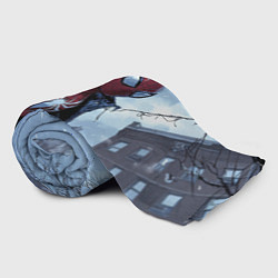 Плед флисовый Человек-паук в куртке, цвет: 3D-велсофт — фото 2