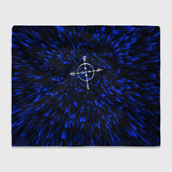 Плед флисовый Megadeth blue energy, цвет: 3D-велсофт