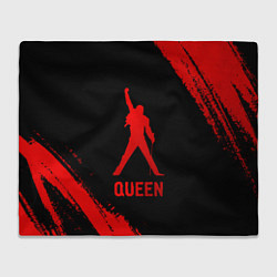 Плед флисовый Queen - red gradient, цвет: 3D-велсофт